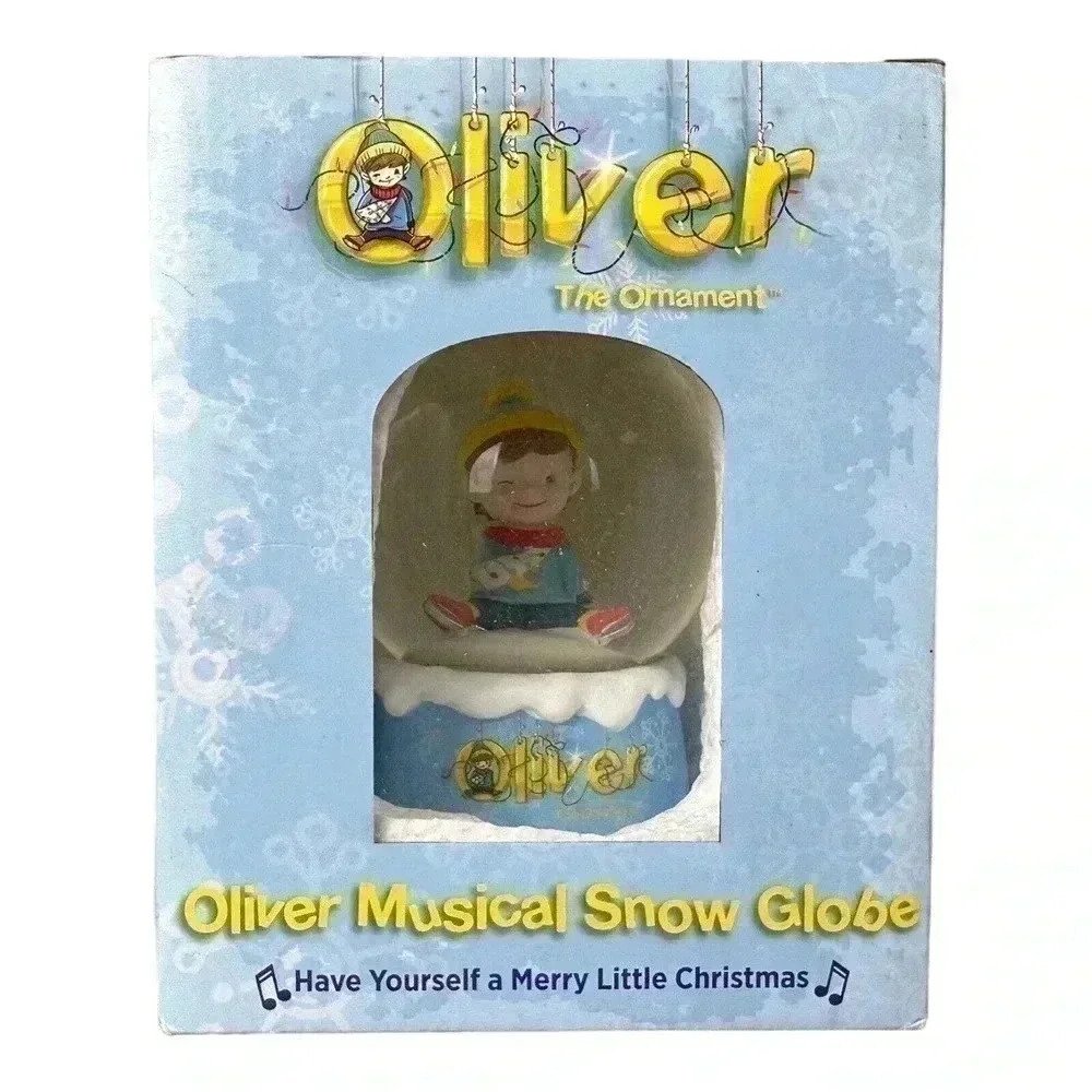 Oliver the Ornament LOT Christmas Gift Set, Snow Globe, Ornaments, And Books NEW - Picture 9 of 16